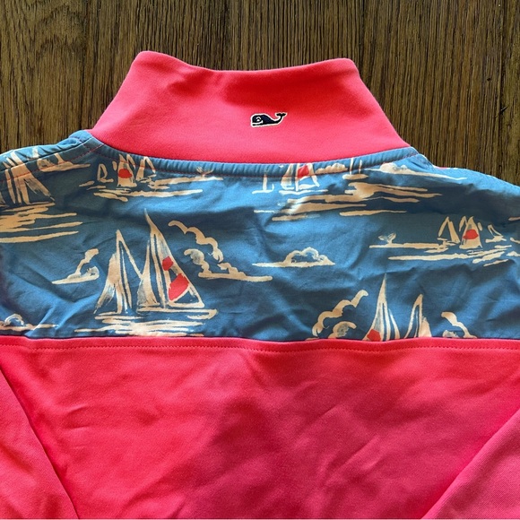 Vineyard Vines Performance Quarter Zip Shep Shirt - Picture 2 of 4